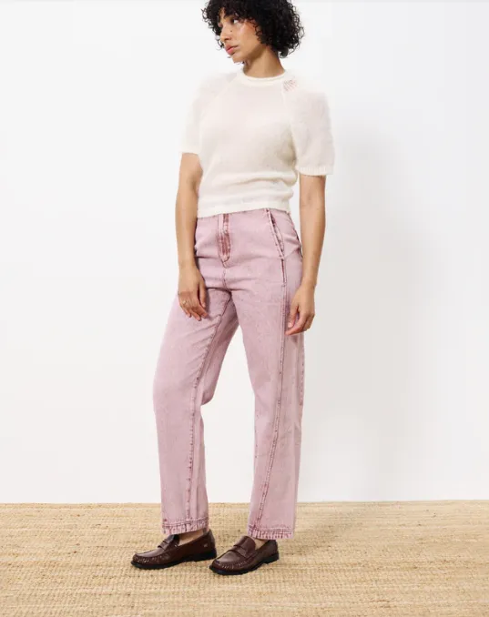 ALITA BURGUNDY JEANS - FRNCH
