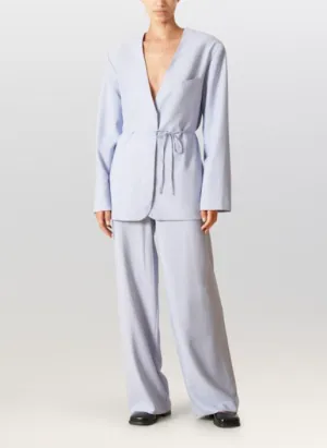 AMOU TROUSERS LIGHT BLUE