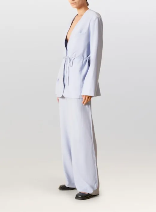 AMOU TROUSERS LIGHT BLUE