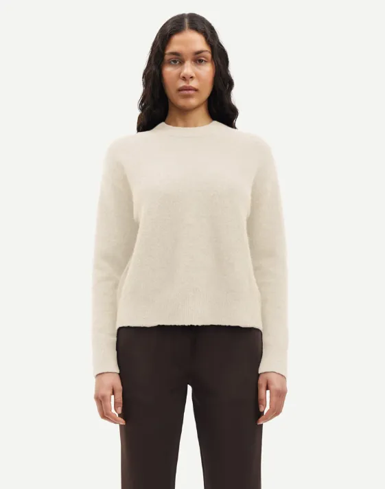 ANOUR KNIT CREAM - SAMSOE