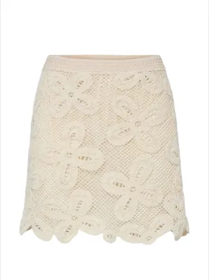 ANULA CROCHET SKIRT - YAS