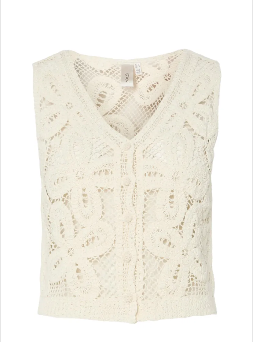 ANULA CROCHET TOP - YAS
