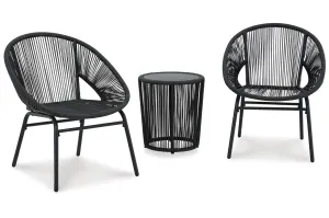 Ashley Furniture Mandarin Cape Outdoor Table and Chairs - Set of 3