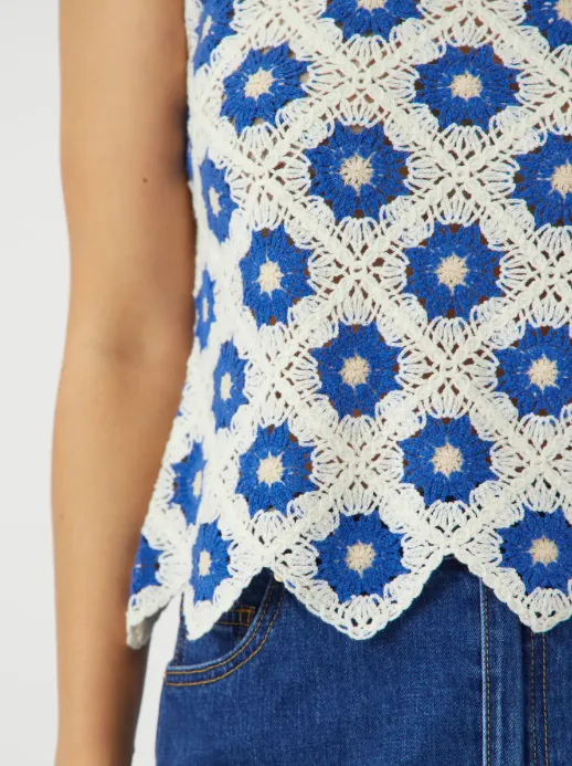 BALIS CROCHET TOP - YAS