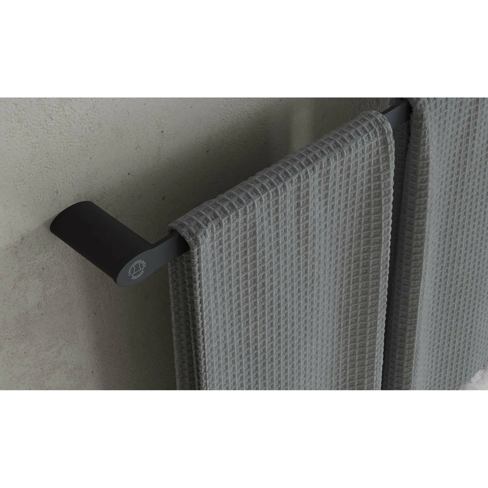 Copenhagen Bath Cb 200 Towel Holder, Mat Black