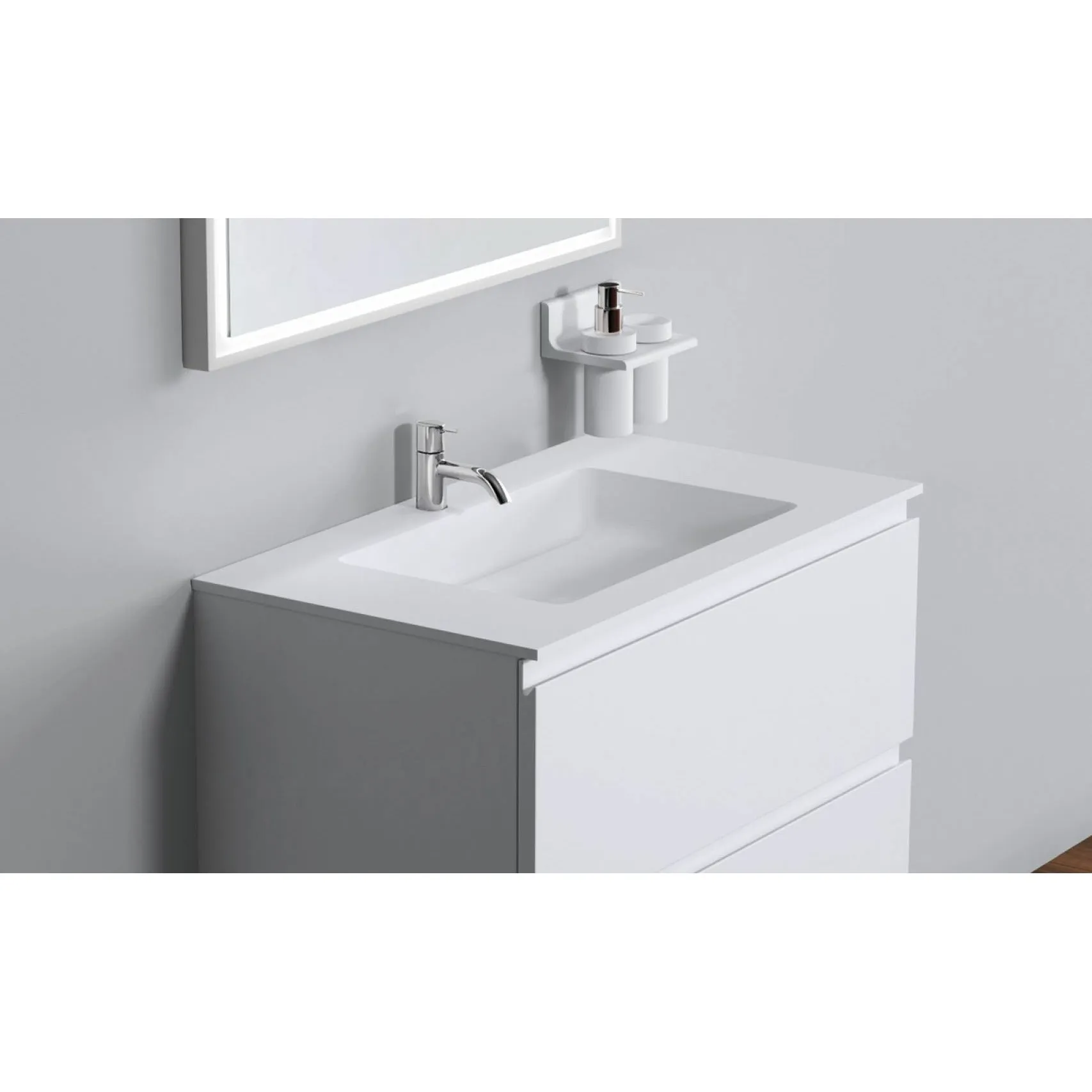 Copenhagen Bath Romsø Center Wash Basin, L80 Cm