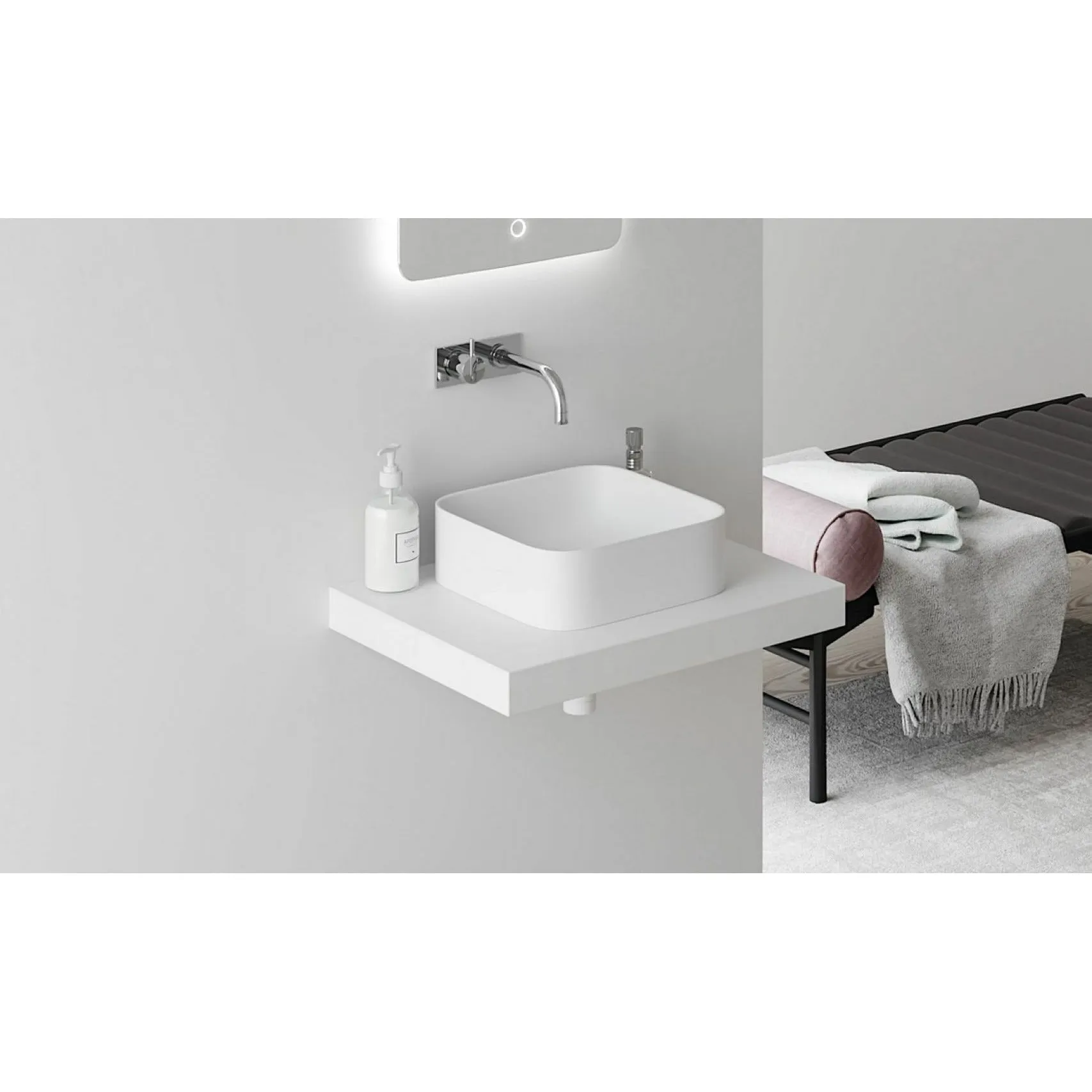 Copenhagen Bath Yuno Rail Wash Basin, L34 Cm