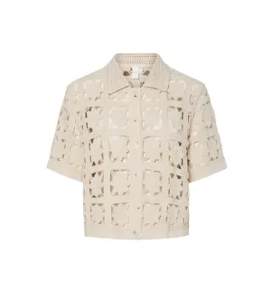 CORSICA SS CROCHET CARDIGAN - YAS