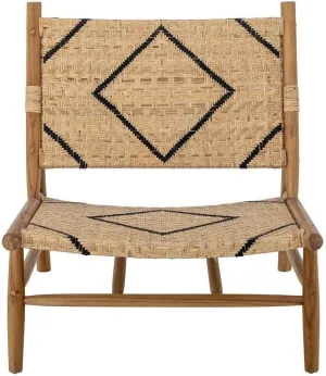 Creative Collection Lennox Lounge Chair, Nature, Teak