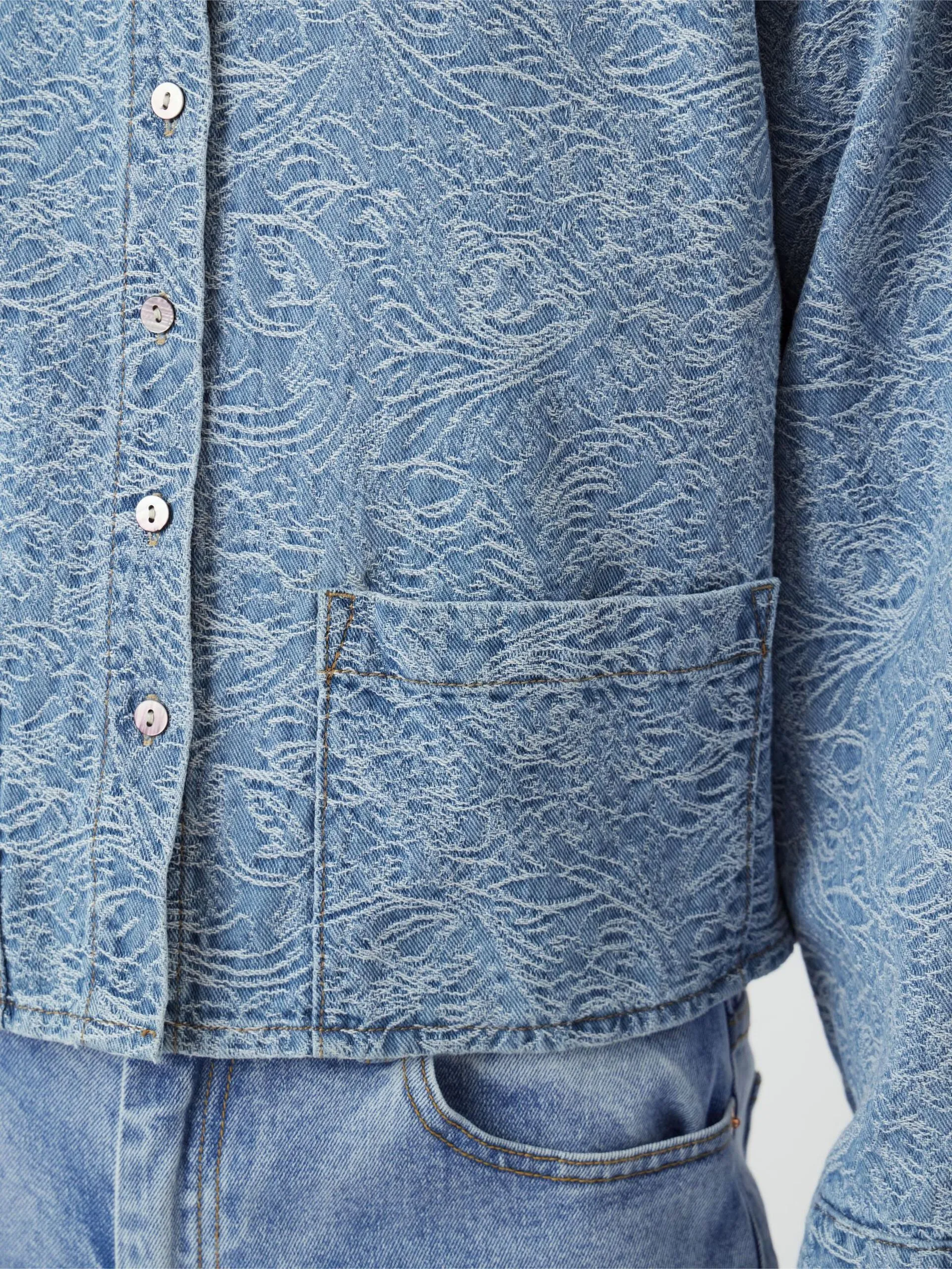 DEE DENIM SHIRT - YAS