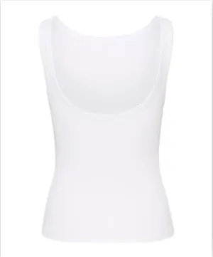DREW REVERSABLE TOP WHITE - GESTUZ