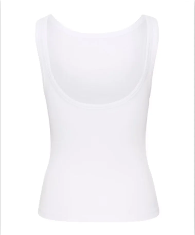 DREW REVERSABLE TOP WHITE - GESTUZ
