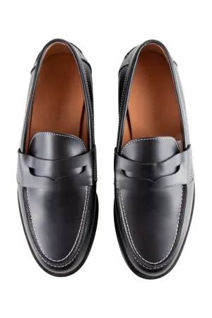 Duke   Dexter Wilde Penny Loafer Black