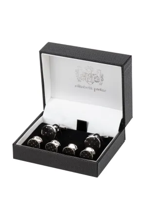 Elizabeth Parker Cufflink/Stud Sets Dark