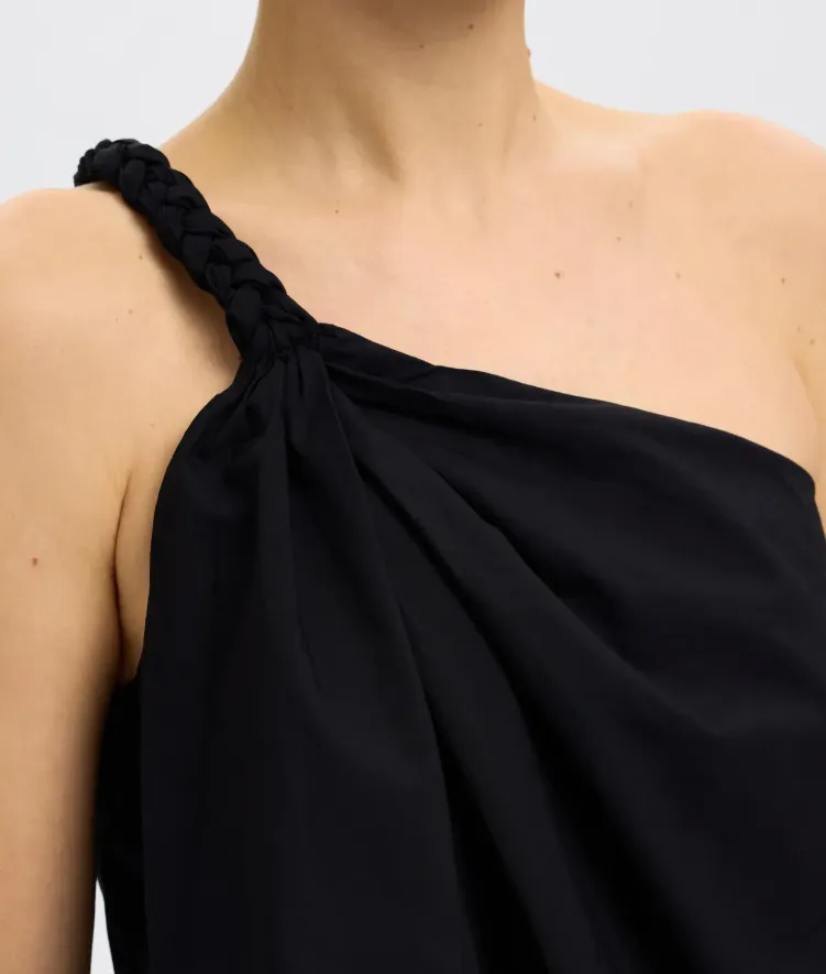 ESTHER BRAIDED ONE SHOULDER TOP