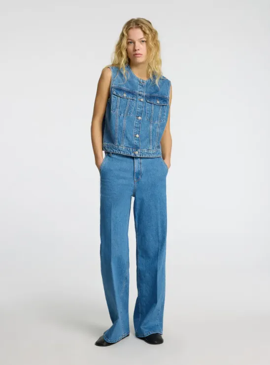 EVELYNE WIDE JEANS - SELECTED FEMME
