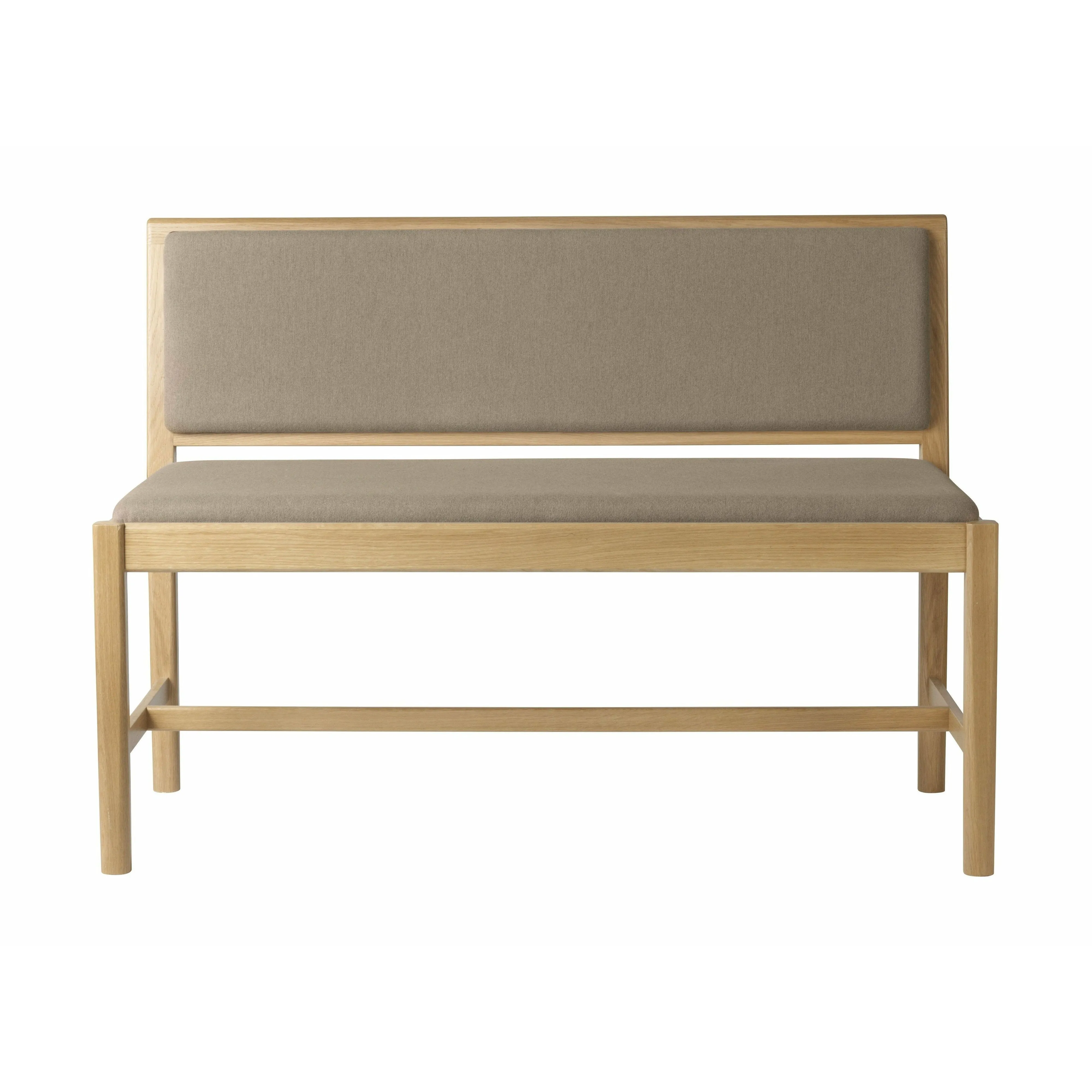Fdb Møbler J176 Sønderborg Bench, Beige Brown