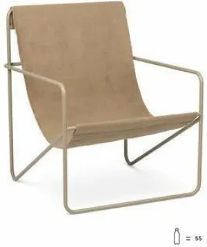 Ferm Living Desert Chair, Cashmere/Solid