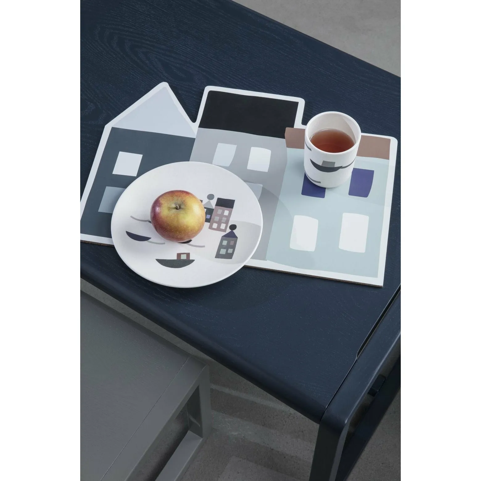 Ferm Living Little Architect Table, Dark Blue