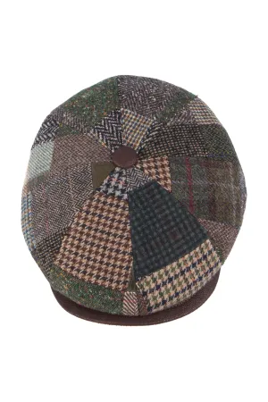 Flechet Wool Blend Patchwork Peaky Blinder Brown