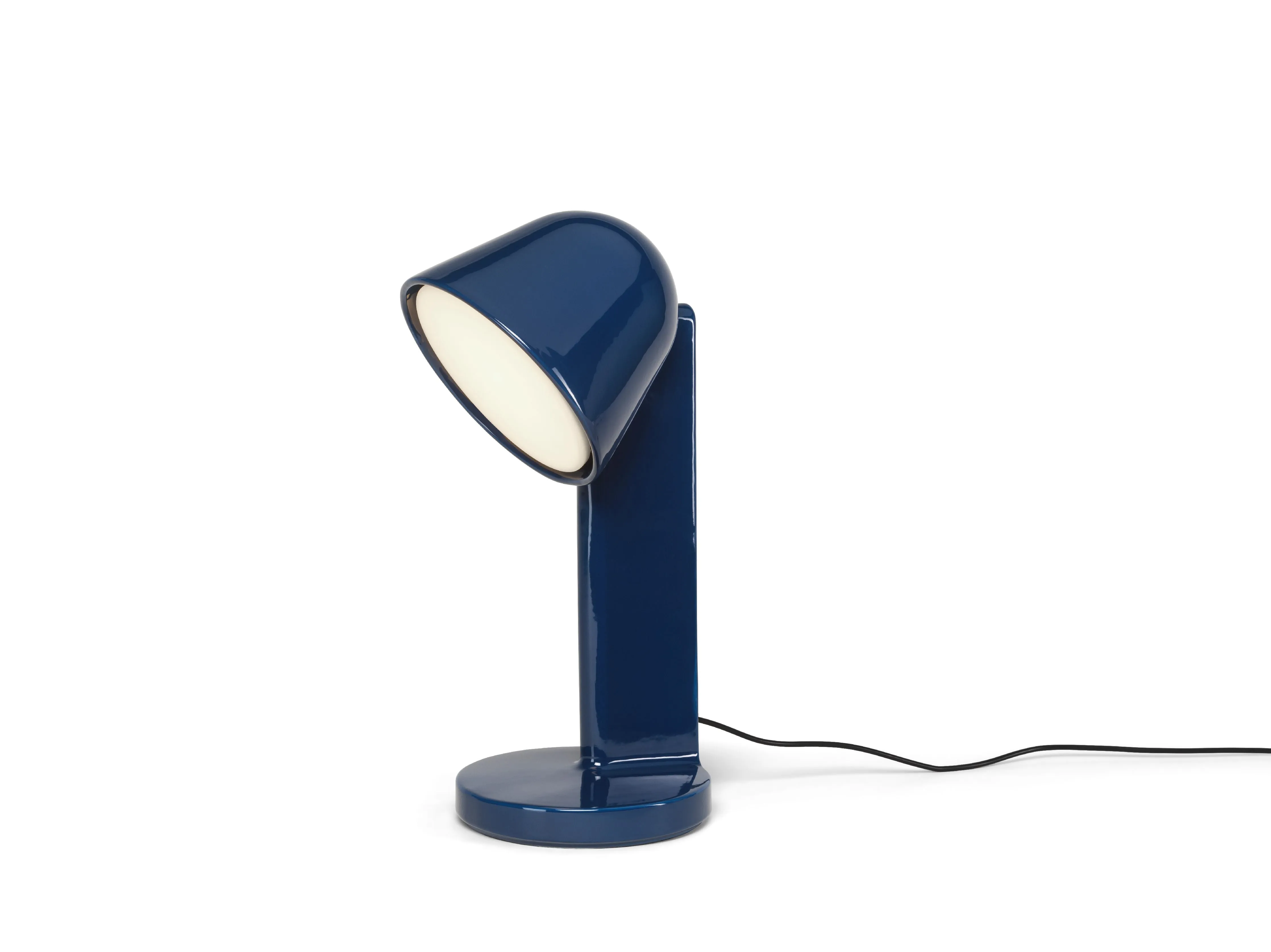 Flos Céramique Table Lamp Down, Navy Blue