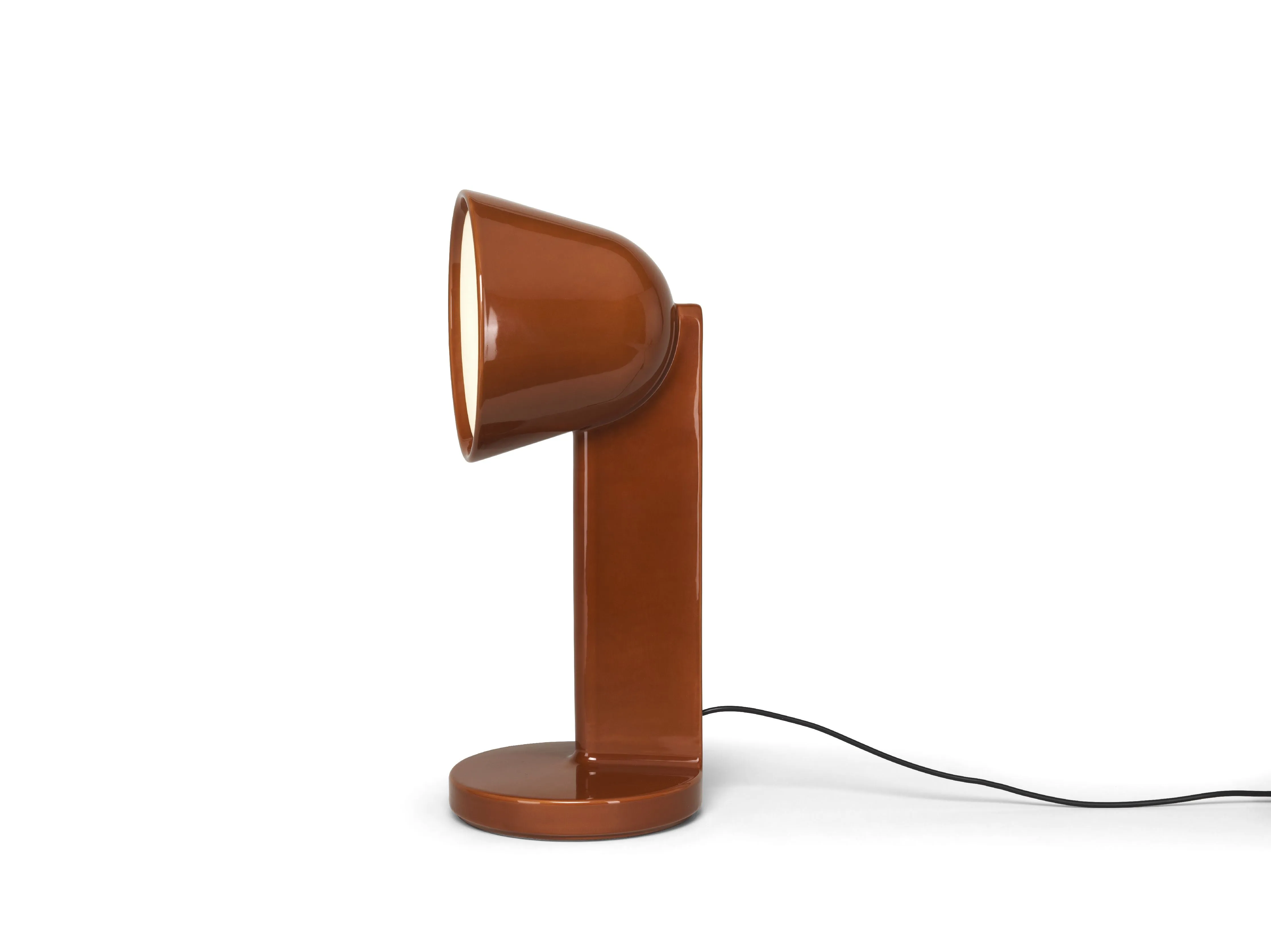 Flos Céramique Table Lamp Side, Rust Red