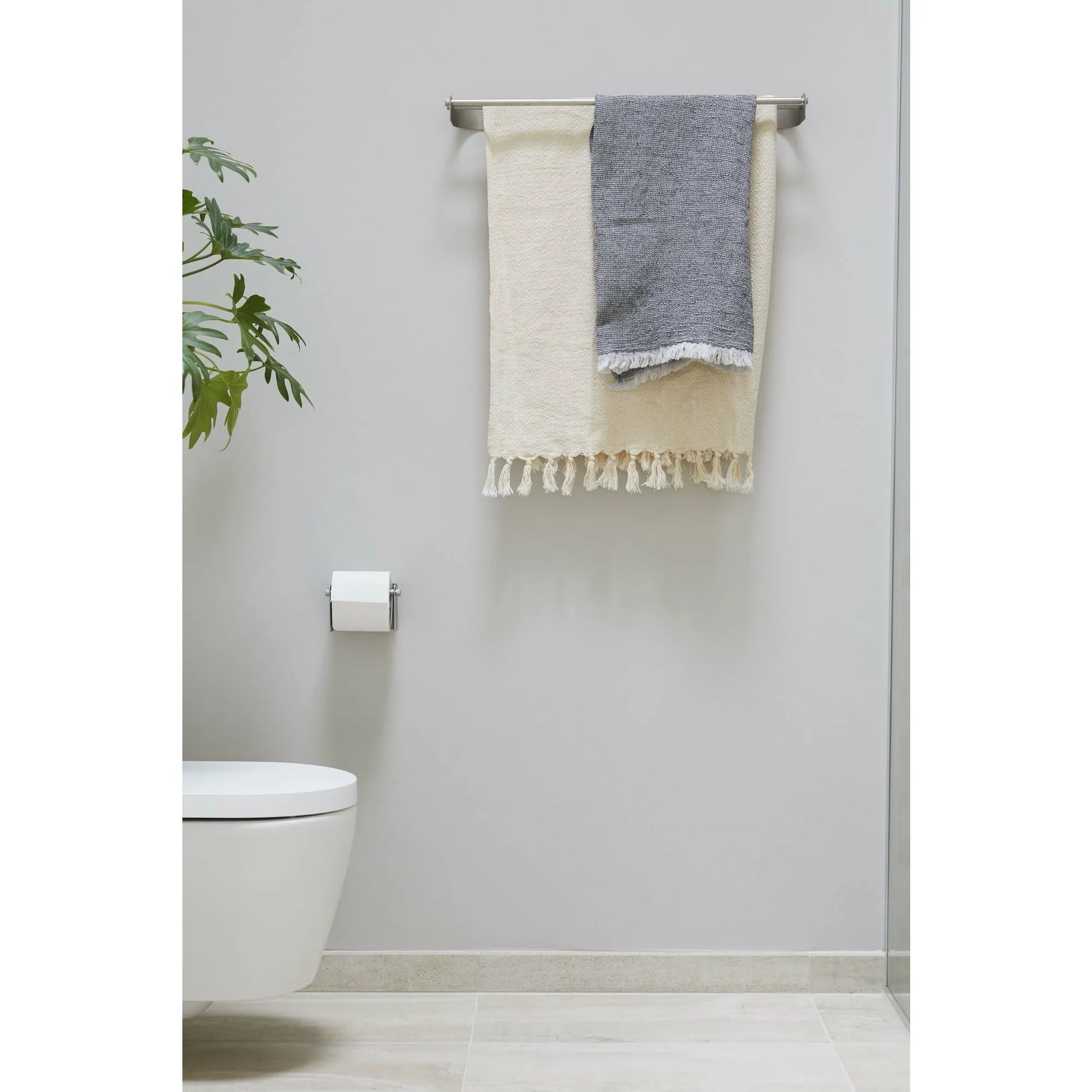 Form & Refine Arc Toilet Roll Holder. Steel