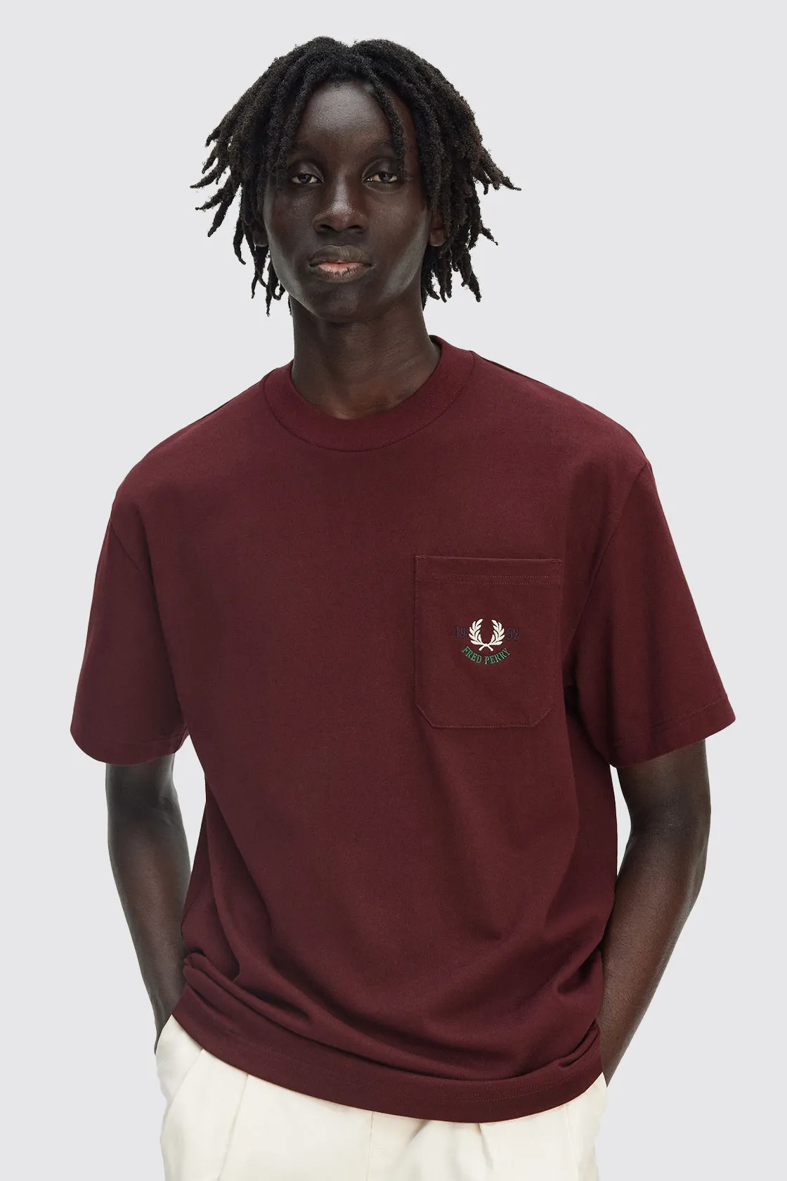 Fred Perry Relaxed 1952 T-Shirt Oxblood