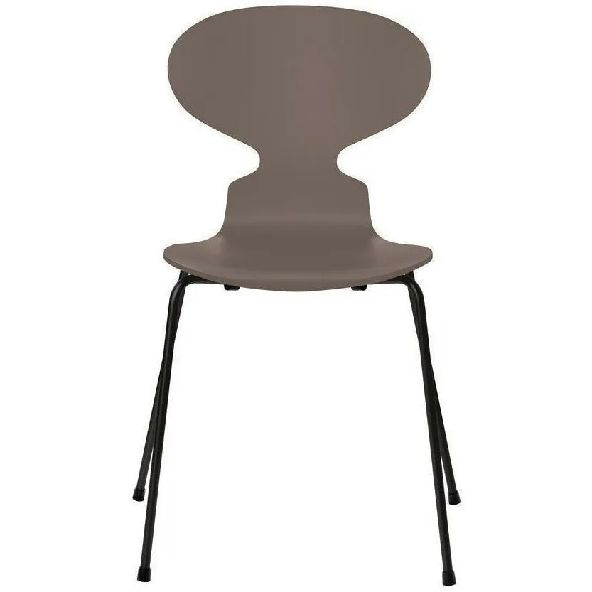 Fritz Hansen Ant™ Chair Lacquered Deep Clay Bowl, Black Base
