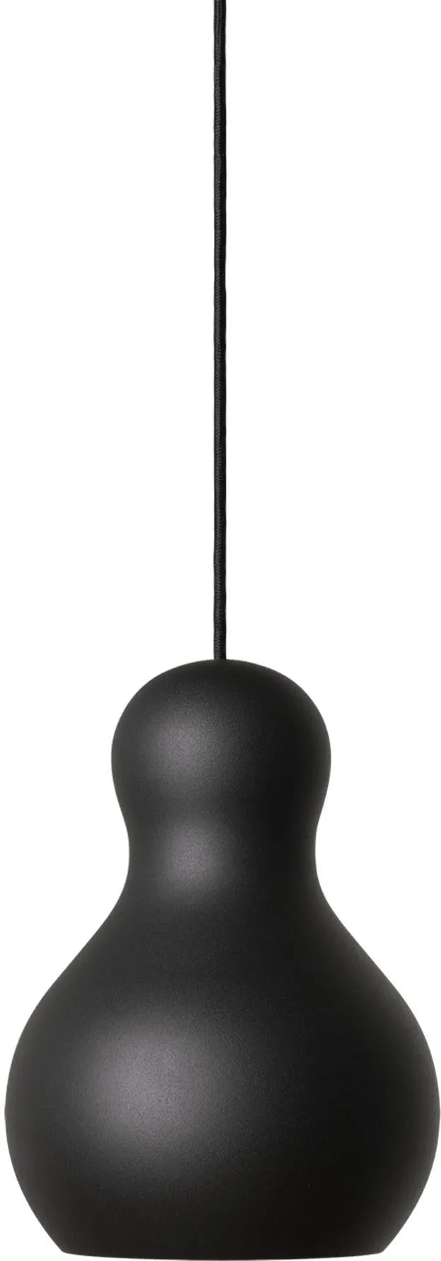 Fritz Hansen Calabash Suspension Lamp ø16 Cm, Black Meteor