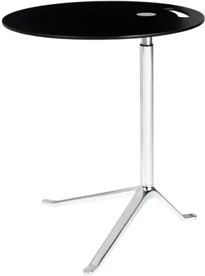 Fritz Hansen Ks11 Little Friend™ Adjustable Table Chrome, Black Laminate