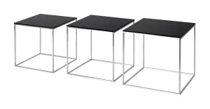 Fritz Hansen Pk71™ Set Tables 3 Parts, Black