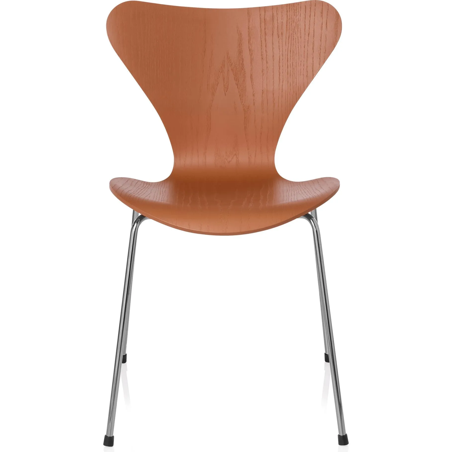 Fritz Hansen Series 7™ Chair Colored Ash, Chevalier Orange