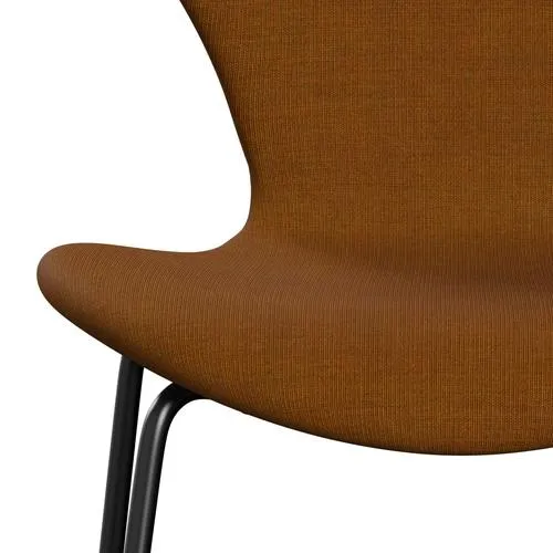 Fritz Hansen Series 7™ Chair Full Upholstery, Black/Canvas Dark Beige