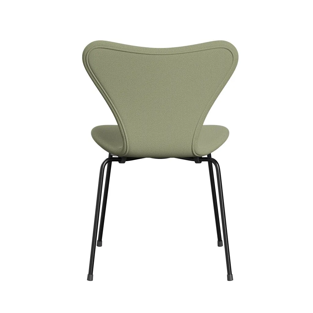 Fritz Hansen Series 7™ Chair Full Upholstery, Black/Capture Soft Green