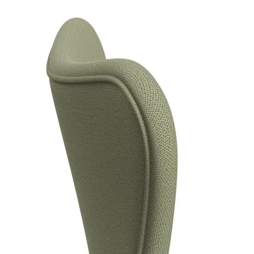 Fritz Hansen Series 7™ Chair Full Upholstery, Black/Capture Soft Green