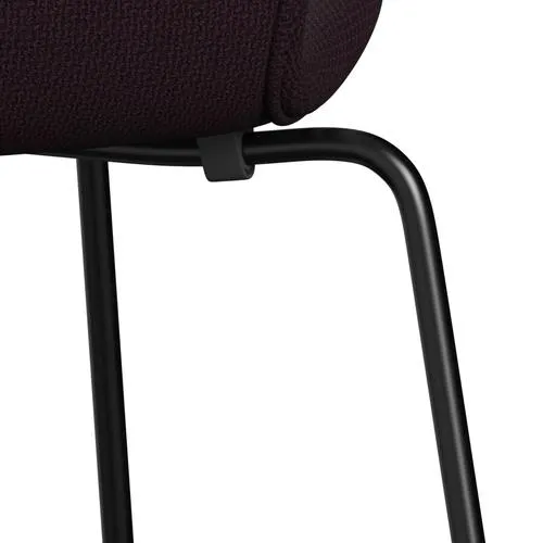 Fritz Hansen Series 7™ Chair Full Upholstery, Black/Diablo Plum