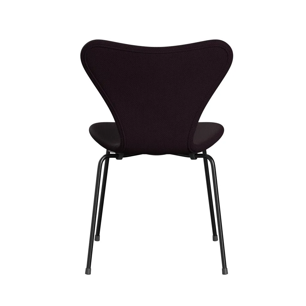 Fritz Hansen Series 7™ Chair Full Upholstery, Black/Diablo Plum