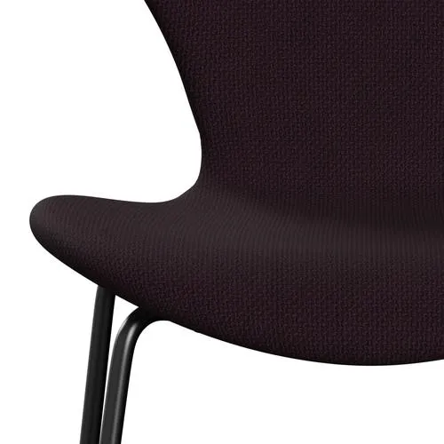 Fritz Hansen Series 7™ Chair Full Upholstery, Black/Diablo Plum