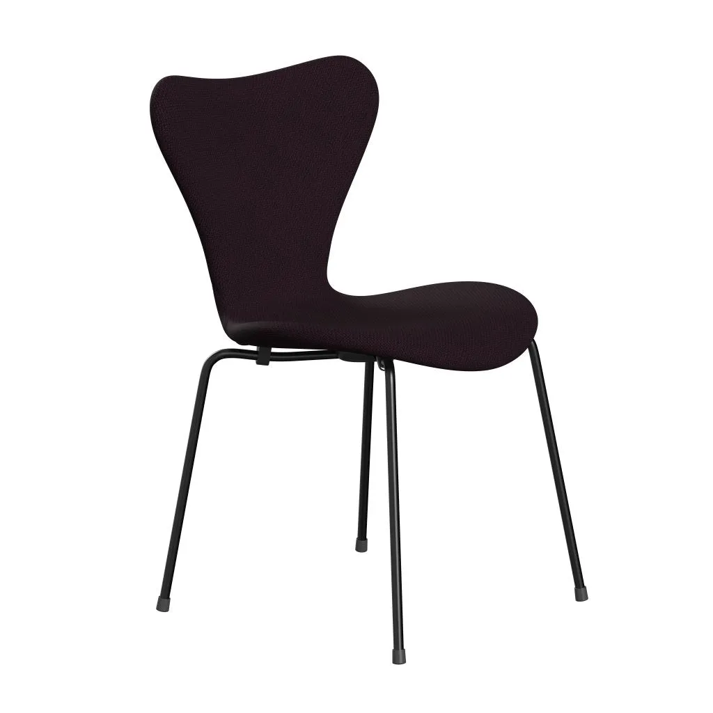 Fritz Hansen Series 7™ Chair Full Upholstery, Black/Diablo Plum