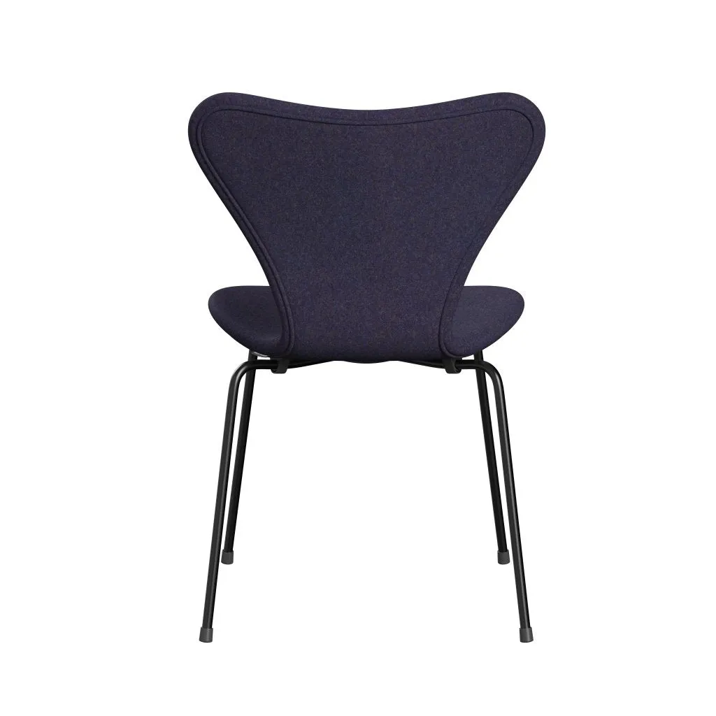 Fritz Hansen Series 7™ Chair Full Upholstery, Black/Divina Md Dusty Blue