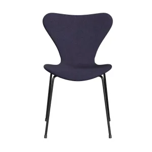 Fritz Hansen Series 7™ Chair Full Upholstery, Black/Divina Md Dusty Blue