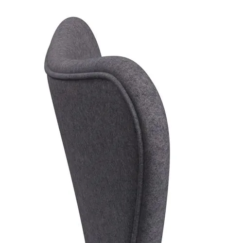 Fritz Hansen Series 7™ Chair Full Upholstery, Black/Divina Md Soft Blue Grey