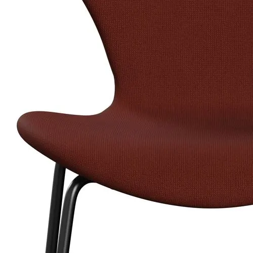 Fritz Hansen Series 7™ Chair Full Upholstery, Black/Fame Light Brown (F63076)