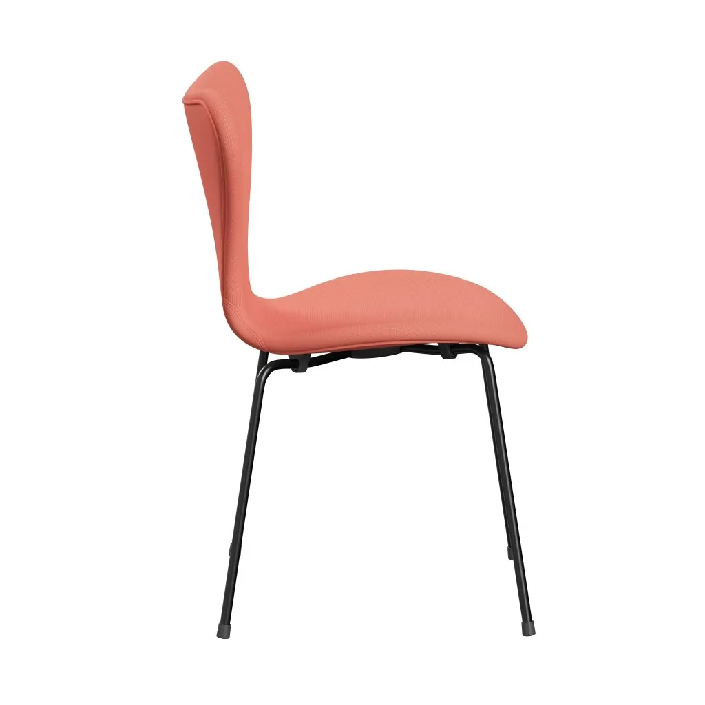 Fritz Hansen Series 7™ Chair Full Upholstery, Black/Fame Pink Light