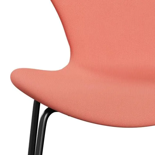 Fritz Hansen Series 7™ Chair Full Upholstery, Black/Fame Pink Light