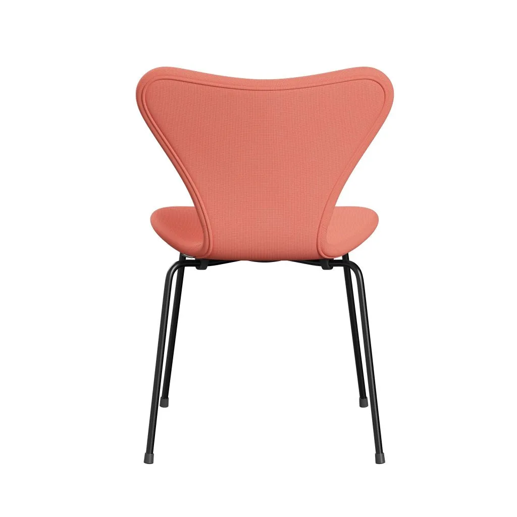 Fritz Hansen Series 7™ Chair Full Upholstery, Black/Fame Pink Light