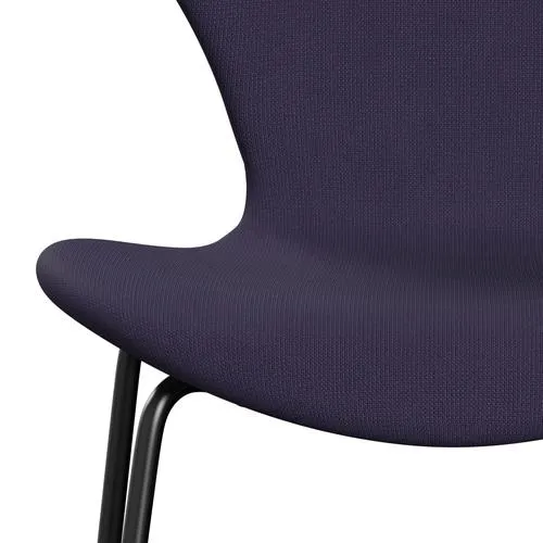 Fritz Hansen Series 7™ Chair Full Upholstery, Black/Fame Violet Dark