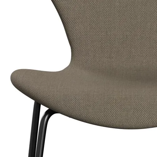 Fritz Hansen Series 7™ Chair Full Upholstery, Black/Fiord Brown/Stone