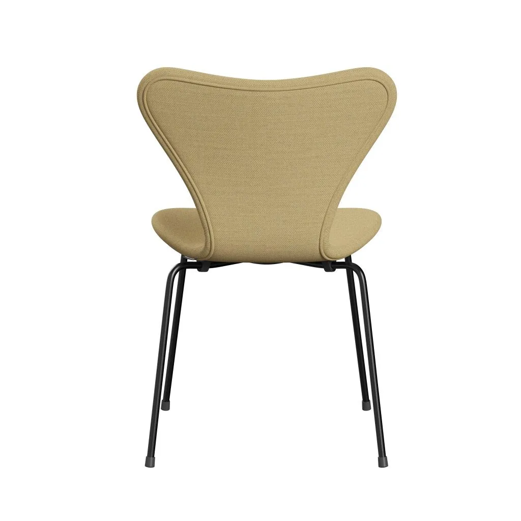 Fritz Hansen Series 7™ Chair Full Upholstery, Black/Fiord Fine Yellow